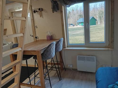 Posezení v ubytování Private tinyhouse - Blue House
