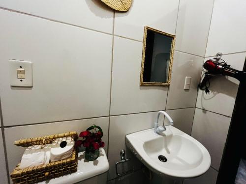 Koupelna v ubytování casa flamboyant- Apartamento com ar condicionado