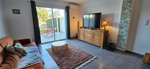 Μια τηλεόραση ή/και κέντρο ψυχαγωγίας στο VERANU - Vue campagne- 5 mn de la plage de sable