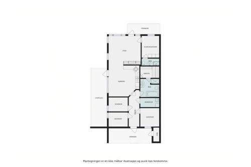 Grundriss der Unterkunft Ski In Ski Out Apartment In Trysil