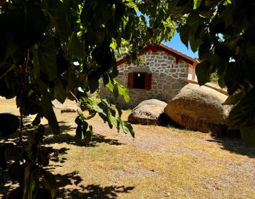 Authentique Casellu en pierre à Porticcio avec vue sur la mer
