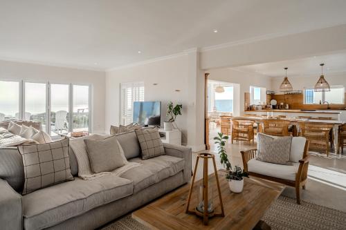 Χώρος καθιστικού στο Yzer Beach House