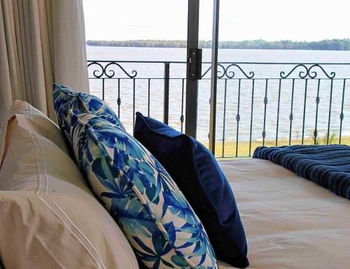 Ένα ή περισσότερα κρεβάτια σε δωμάτιο στο Lerea Holiday Home