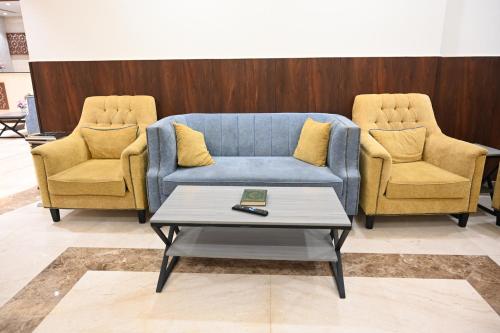 Posezení v ubytování فندق نجمة العزيزية hotel Star AL Aziziyah