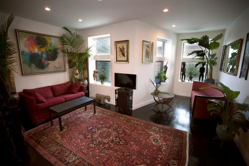 A seating area at The Gallery House