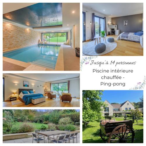 Villa Luxe vallée de Chevreuse - Piscine intérieure chauffée - 14 pers - Le relais des clefs