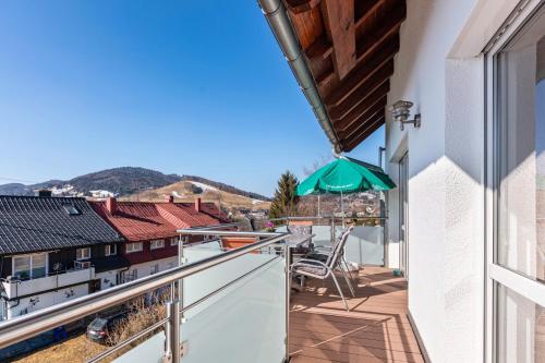 Nespecifikovaný výhled na hory nebo výhled na hory při pohledu z apartmánu