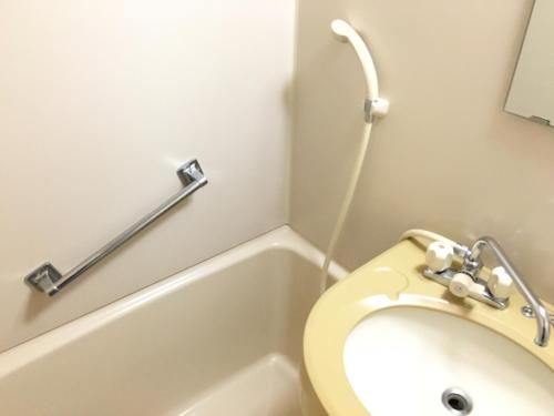 a bathroom with a toilet and a sink and a bath tub at Nikko Astraea Hotel in Nikko