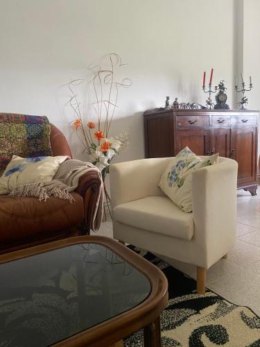 Ruang duduk di Casa Vilamarín