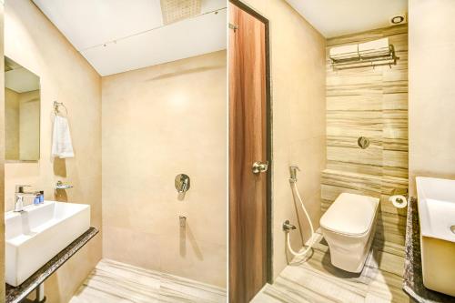Ένα μπάνιο στο Glitz Hotels New United Nr International Airport Mumbai