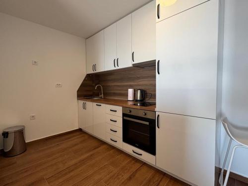 O bucătărie sau chicinetă la Apartment Alex
