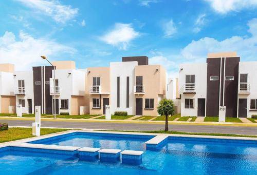 Bazén v ubytování Casa Vacacional en Ciudad de Cancun nebo v jeho okolí