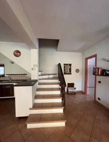 Dapur atau dapur kecil di Il nido sulla via Francigena