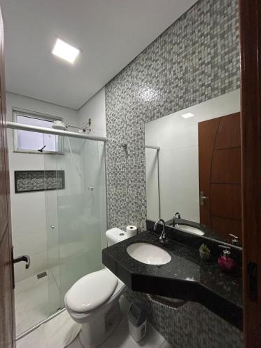 Koupelna v ubytování Apartamento 102