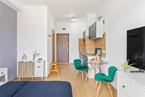 Kuchyň nebo kuchyňský kout v ubytování Apartment 42