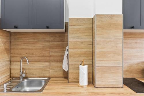 Kuchyň nebo kuchyňský kout v ubytování Apartment 42