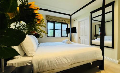 Katil atau katil-katil dalam bilik di Hustyn Lodges