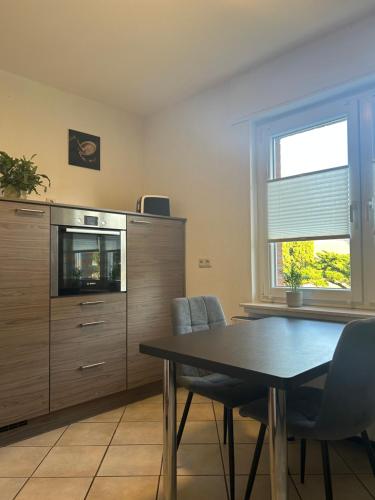 Kuchyň nebo kuchyňský kout v ubytování Ferienhaus Emma