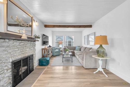 Coin salon dans l'établissement Hydrangea House