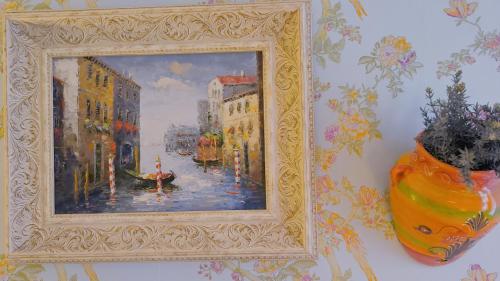 a picture of a painting of a city at Apartament - Lisa in Budva