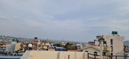 a view of a city from the top of a building at Myra 3 bedrooms whole house in Kathmandu