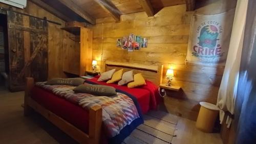 Postel nebo postele na pokoji v ubytování Mille e una notte