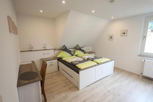Kuchyň nebo kuchyňský kout v ubytování Ferienwohnung Bornweg