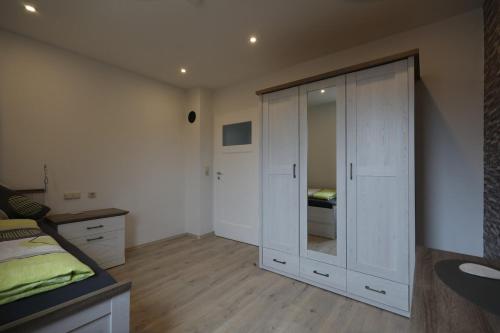 Postel nebo postele na pokoji v ubytování Ferienwohnung Bornweg