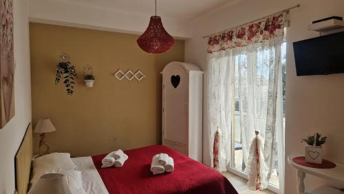 A bed or beds in a room at Il Mare Di Roma