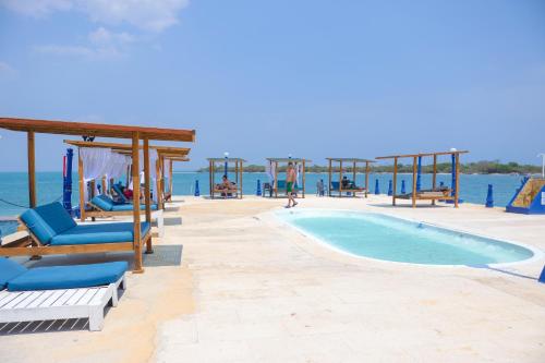 Bazén v ubytování Hotel Isla Palma Reserva Natural nebo v jeho okolí