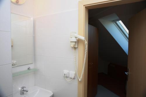 Koupelna v ubytování Wellness Penzion Kroměříž - Zlobice