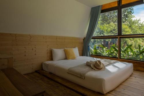 Katil atau katil-katil dalam bilik di Homestay Interconnection Ba Vì - Hà Nội