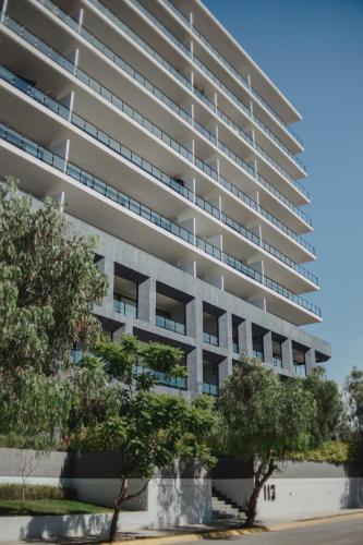 El edificio en el que está el departamento