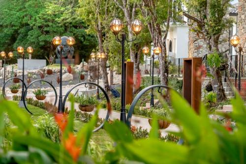 Κήπος έξω από το Hotel La Compania Del Valle