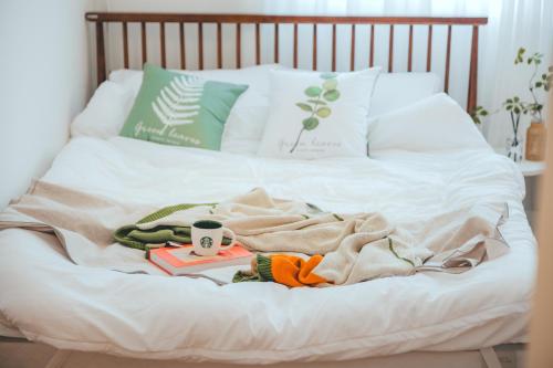 Postel nebo postele na pokoji v ubytování Roah house