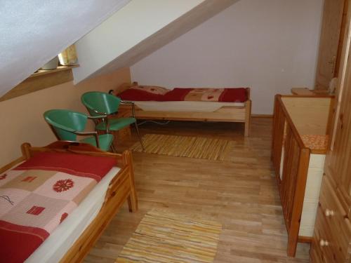 Postel nebo postele na pokoji v ubytování Seidl's Ilztalfewo