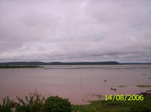 a view of a large body of water at Jheelam Homestay in Bhopal