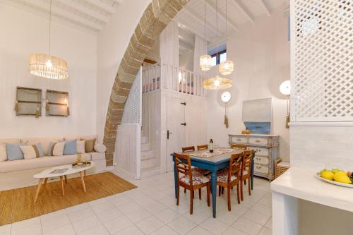 Χώρος καθιστικού στο Melenia House