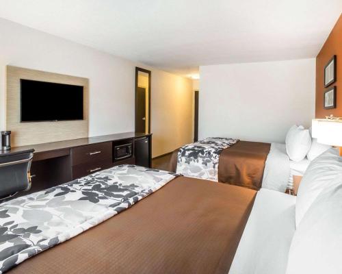 Postel nebo postele na pokoji v ubytování Sleep Inn Cartersville