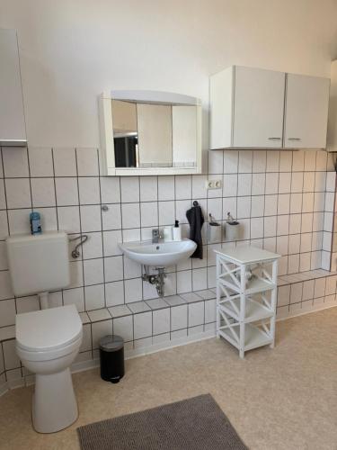 Ένα μπάνιο στο Tolle Moderne Altbau Wohnung