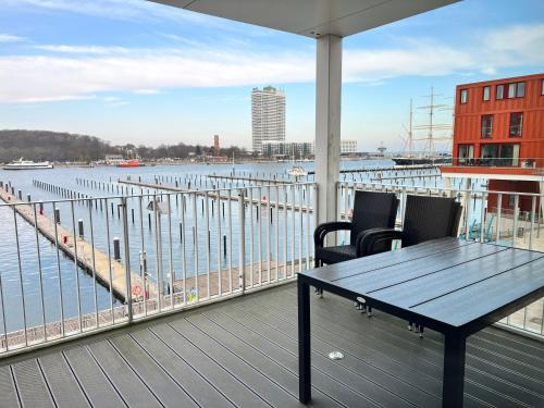 Un balcon sau o terasă la App 25 3-Zi Whg "Passatwind" am Passathafen Travemünde PVA025