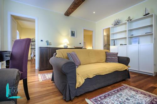 Khu vực ghế ngồi tại Casa Minni in Boccadasse