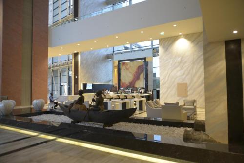 Istumisnurk majutusasutuses Grand Hotel Djibloho