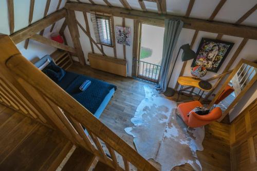 Χώρος καθιστικού στο Luxury, countryside barn conversion with Hot tub & Sauna