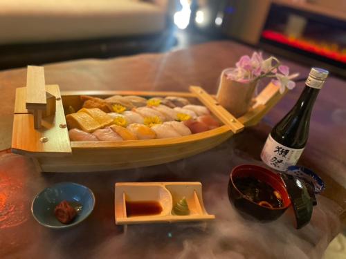 Comida en el ryokan o alrededores
