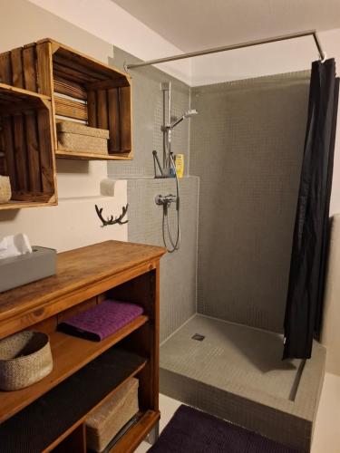 Ένα μπάνιο στο Appartement Baju