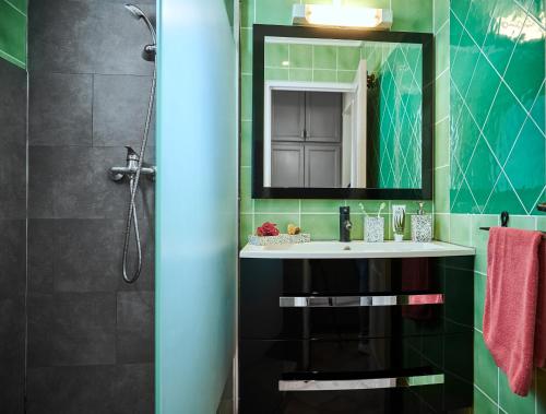 Koupelna v ubytování Relais Des Gouverneurs