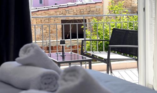 Μπαλκόνι ή βεράντα στο Grey family and friends apartment