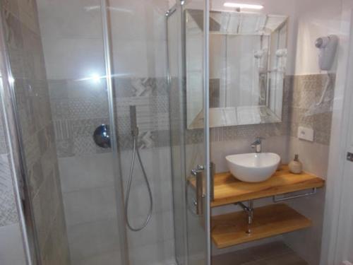 Koupelna v ubytování PUNTO ZERO ROOMS