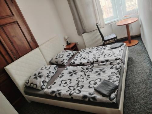 Postel nebo postele na pokoji v ubytování Centrum Ostrava - rooms